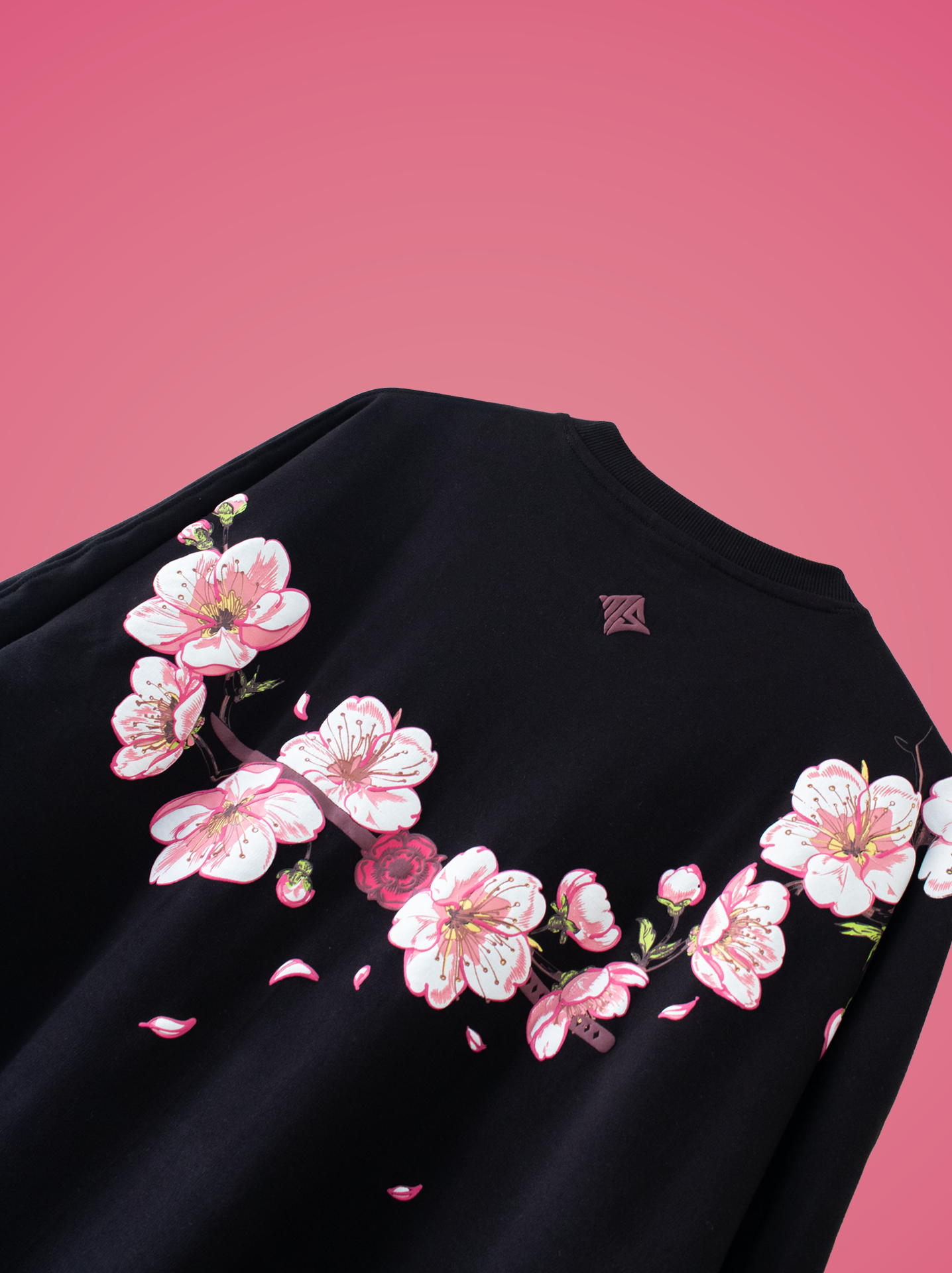 Sakura Tee // Obsidian Bloom [Unisex // Oversized] – Master Samurai