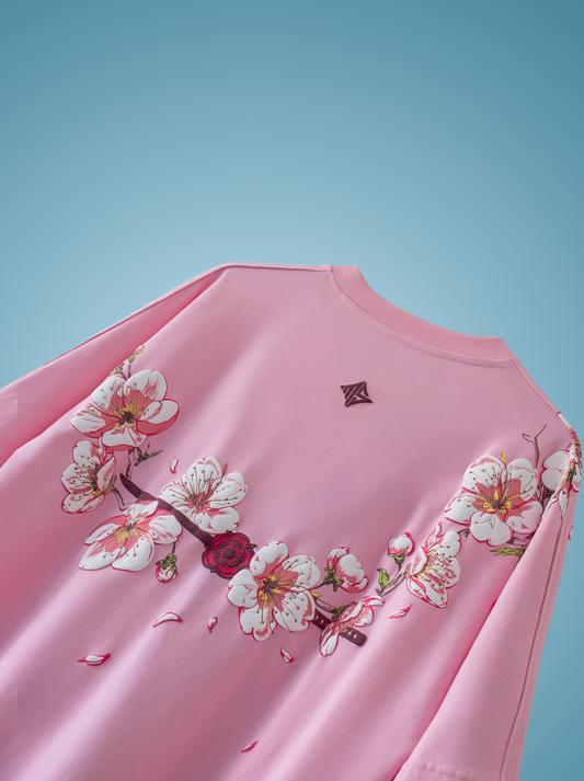 Sakura Tee // Hanami Blush [Unisex // Oversized]