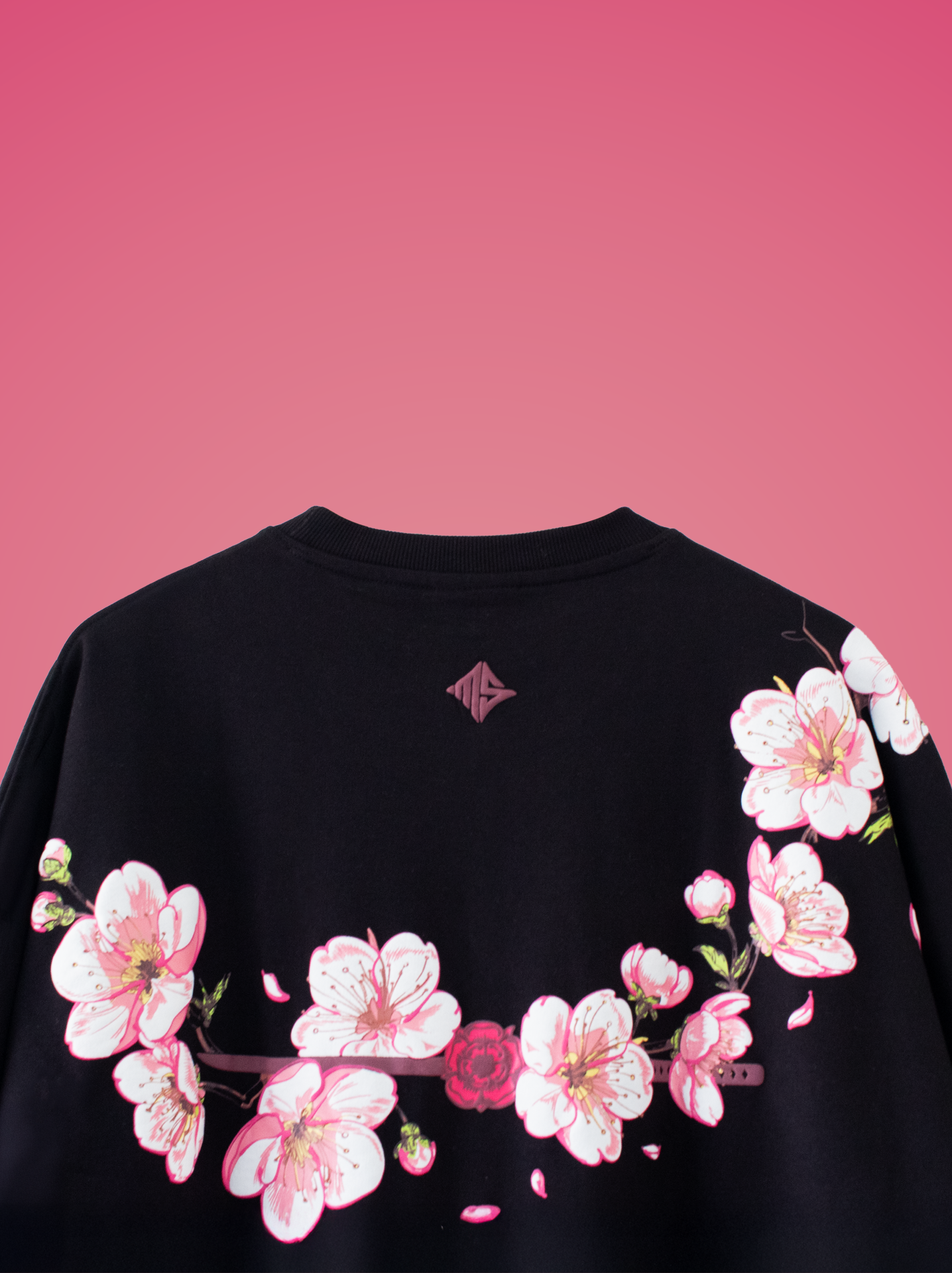 Sakura Tee // Obsidian Bloom [Unisex // Oversized]