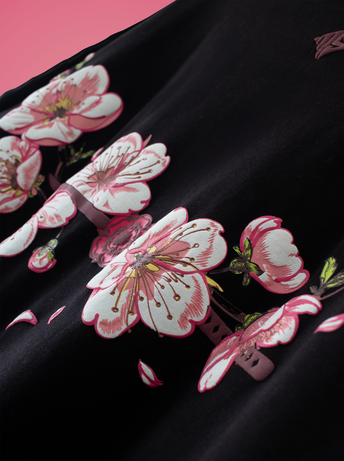 Sakura Tee // Obsidian Bloom [Unisex // Oversized]