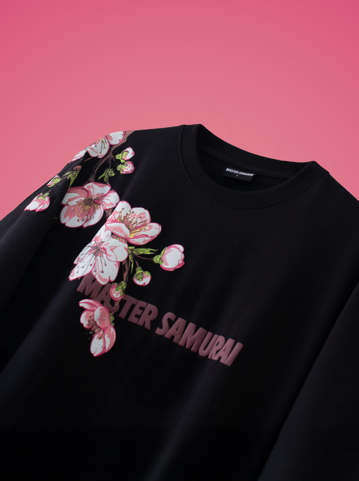 Sakura Tee // Obsidian Bloom [Unisex // Oversized]