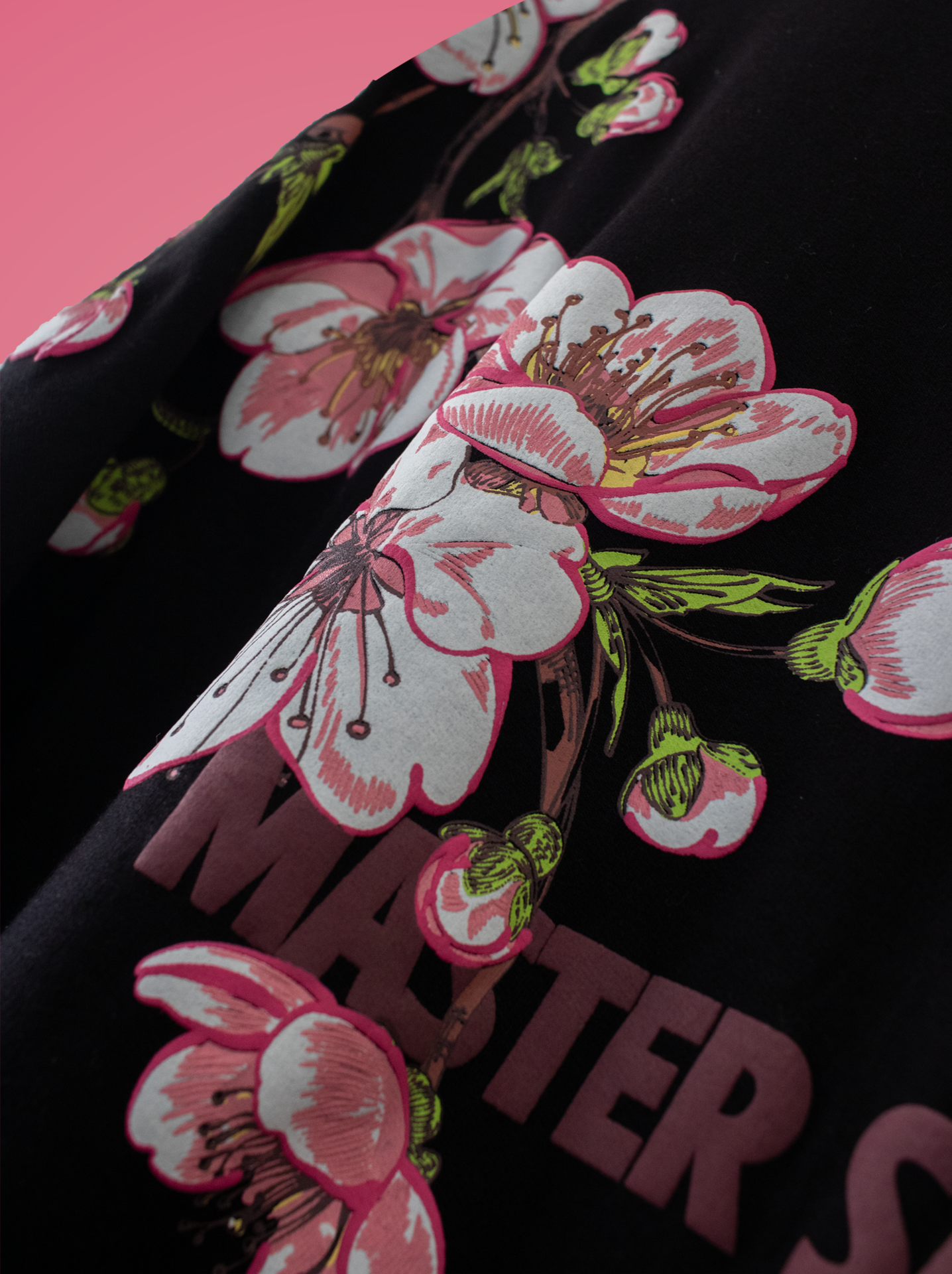 Sakura Tee // Obsidian Bloom [Unisex // Oversized]